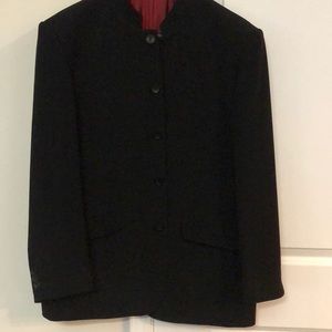Device Mandarin Collar Suit Jacket